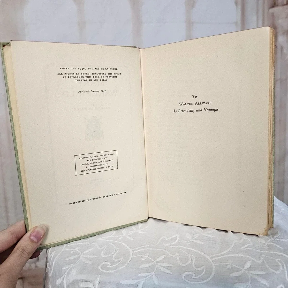 Mary Wakefield by Mato de la Roche 1949 Vintage Hardcover Book Novel‎ Literature
